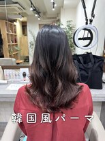 アミー 銀座(Ammy) #コテ巻き風パーマ #パーマロング#韓国風パーマ#デジタルパーマ