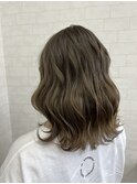 【iikanji hair】ミディアムボブ×グレージュカラー