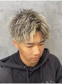 アップバンクショート ホワイトメッシュ