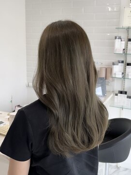 ビューティーサロン クロス(CROSS) ブリーチなし/ダブルカラー/透明感カラー/オリーブカラー