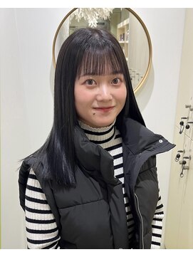 ギグス 栄店(gigs) ネイビーブラック/ ブルージュ/透明感カラー