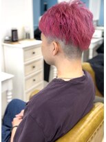 シャルティア(SHALLTIA) メンズピンク【山口市美容室】【山口市ハイトーン】