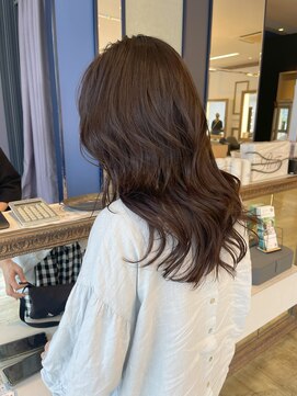 コワファースト 大分(COIFF1RST) ブラウンカラー