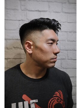グレイスフル バーバープラチナム 六本木店(Graceful Barber platinum) メンズ/ツーブロック/ショート/アップバング/黒髪/刈り上げ