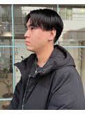 メンズカット/センターパート