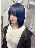 ネイビーブルーブリーチ10代20代