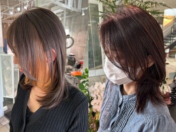 サンエンヘアー(lll_en hair)の写真/顔周りのカットで印象は変わる！骨格・髪質・クセを見極め貴方に似合うトレンドモードなスタイルをご提案＊