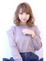 オーロ 西宮店(ORO)&nbsp;ニュアンスパーマ ミルクティーベージュ