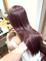 ローネス 銀座(LONESS)&nbsp;ピンクラベンダーサブリミックピンクヘアー艶感カラー髪質改善