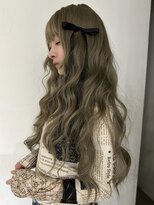 メゾンアクア 表参道(Maison ACQUA)&nbsp;☆ブリーチなしダブルカラー オリーブ オリーブベージュ