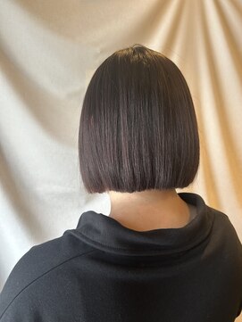 ココカラヘアー ニコ(cococara hair nico) ミニボブ/切りっぱなしボブ/顎ラインボブ