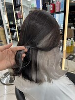 ラピス 渋谷本店(Lapis)&nbsp;インナーカラー/ホワイトカラー/レイヤーカット/髪質改善/ボブ