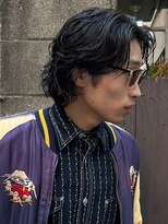 エルマーク 樟葉(L-MARK) メンズウルフ/メンズ/センターパート/men's/ウルフヘア