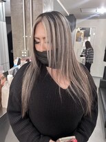 キング 心斎橋店(K!ng) 韓国オルチャンレイヤーカット透明感カラー顔まわり前髪カット