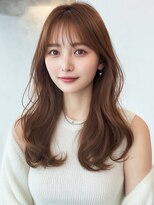 ヘアメイク アージュ 天神西通り店(HAIR MAKE age)&nbsp;シースルーバング 顔周りレイヤー 透明感カラー 髪質改善 艶髪