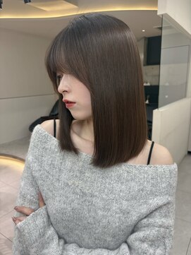 ロンドメリア 天神大名店(Lond Melia) 着物ヘア/大人ガーリー/ダークアッシュ/似合わせカット