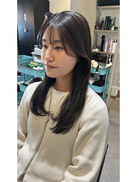 ジョワイユヘアーデザイン(Joyeux) joyeux顔まわりレイヤー【盛本彩乃】