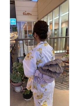 エイム ヘアメイク 横川店(eim HAIR MAKE) 浴衣ヘアアレンジ(とうかさん・花火大会)