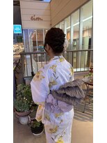 エイム ヘアメイク 横川店(eim HAIR MAKE) 浴衣ヘアアレンジ(とうかさん・花火大会)