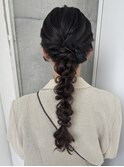 編みおろしアレンジ