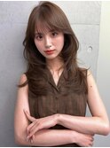 《CODE.LINE》たっぷりレイヤーのセミロング