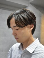 バーバーハウス ラヴィ 阿佐ヶ谷店(Barber House Lavie)&nbsp;センターパーマ×ニュアンスパーマ