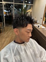 ハロ 蕨(HALO)&nbsp;テーパーフェードスパイキーショート