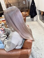ルイス(Luis)&nbsp;土橋シルバーグレージュ艶ストレートロング20代30代