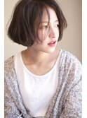 [people] 切りっぱなしニュアンスボブ