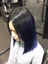 ゾーマ(ZOUMA)&nbsp;濃紺グラデーション　エクステ　ＴＲＩＣＫＳＴＹＬＥ☆