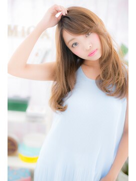 ミック ヘアアンドビューティー 大山店(miq  Hair&Beauty) リラクシーな透明感ロングa