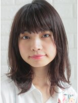 キース ヘアアンドメイク 恵比寿(kith. hair&make)&nbsp;恵比寿kith.本田×無造作なブルージュふわミディ