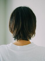 ブロッサム 東久留米店(Blossom) 髪質改善/暗髪/フェザーボブ/透明感/うる艶/フレンチガーリー