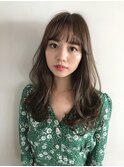 髪質改善/イルミナカラー/小顔 オリーブカラー ハイライト