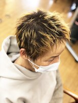 ベル(BELL)&nbsp;ベリーショートに毛先ハイライト☆【BELL桜新町/用賀】