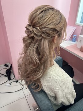 シーズン 大阪(SEASON) 【ヘアセット】ハーフアップ×コンサート