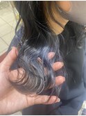 インナーカラー ネイビー