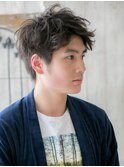 アップバングで好感！カジュアルに仕上げた無造作ショートf仙台