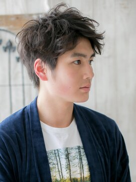 トニーアンドガイメン ホテル京阪仙台店(TONI&GUY MEN) アップバングで好感！カジュアルに仕上げた無造作ショートf仙台