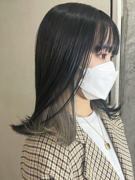 レガーミ(Legami) 個性的インナーカラー♪シルバーアッシュ