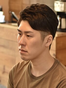 リム メンズヘア(LIM men's hair) リバースショートアップバング【メンズカット/メンズヘア】