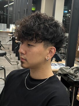 エルマーク(L-MARK) プードルパーマメンズカットスパイラルパーマツイスパ波巻き