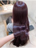 暗髪ピンクバイオレット