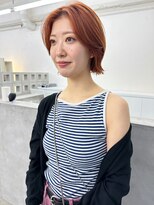 ノク 渋谷(nok)&nbsp;外ハネボブオレンジカラー