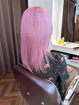 ログ(L.O.G) 【1ケアブリーチ】カット+1ケアブリーチ+カラー+トリートメント