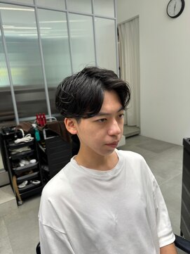 ガリカ 大名(Gallica) <オバマ>ビジネスにも◎メンズニュアンスパーマで作る爽やかヘア