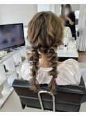 編み下ろしツイン