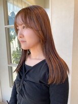 ポジ(poji)&nbsp;髪質改善カラー　艶カラー　ブラウンカラー　ミディアム