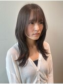 レイヤーカット/レイヤー/顔周りレイヤー/透明感/20代30代40代