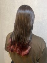 ウィスプ 赤羽店(wisp)&nbsp;冬のデザインカラー グラデーション/髪質ケア/ケアブリーチ#